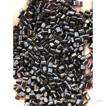 High gloss black PC plastic granules